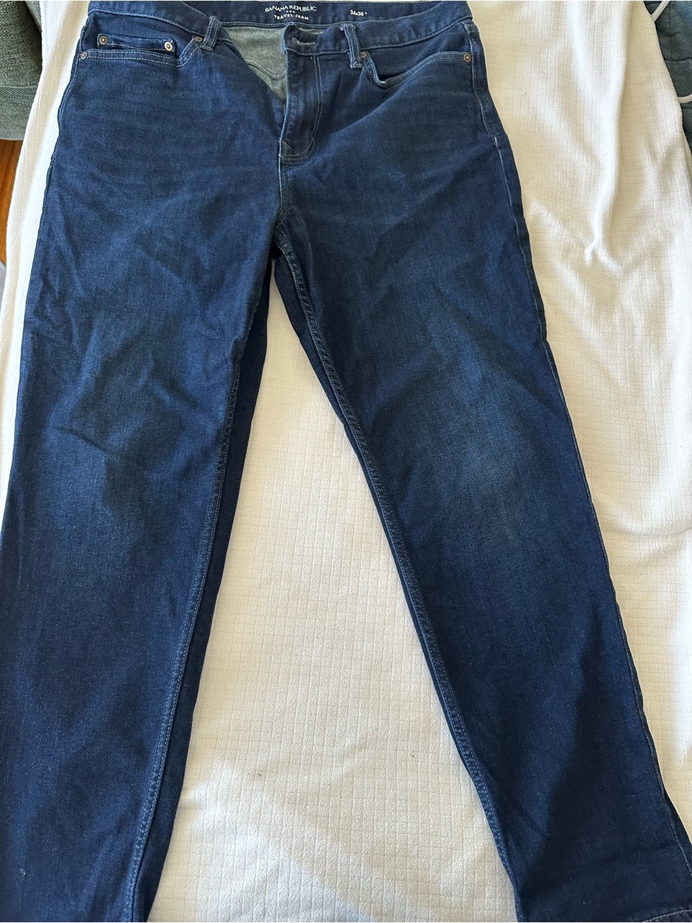Banana Republic Men's Dark Indigo Slim Straight Jeans